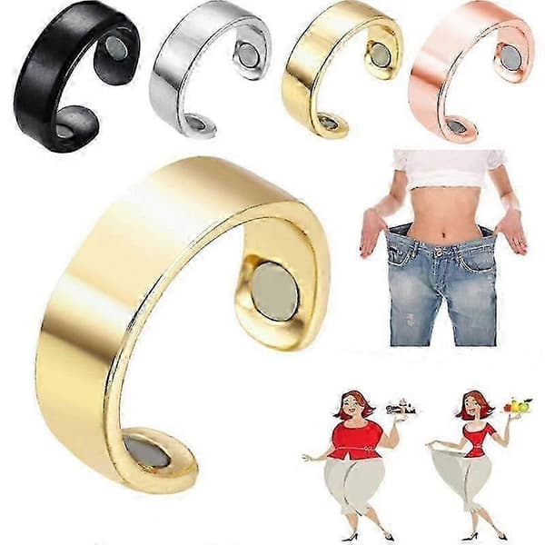 Overgangsalder magnetisk terapi ring justerbar søvnhjelp Somni Ring Gull-maodu