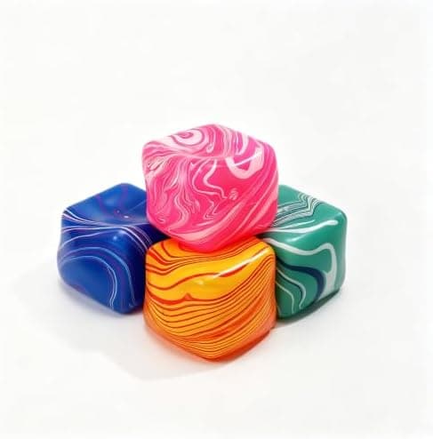 Squishy Fidget Legetøj 2-pak Jumbo Stress Terning Bulk Tilfældig Langsom Stigning Squishies Klemmelegetøj til Angstdæmpning Stressbolde til Voksne Sensorisk