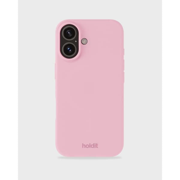 iPhone 16 silikonikuori, pinkki