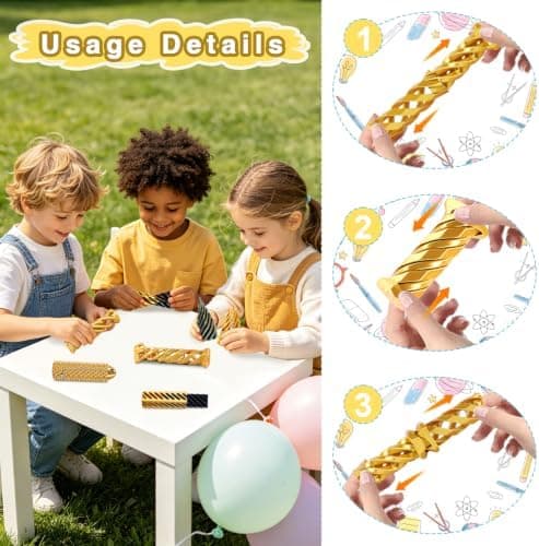 Spiral Cone Fidgetleke - 3D Fidgetleker for ADHD og angstlindring Gold