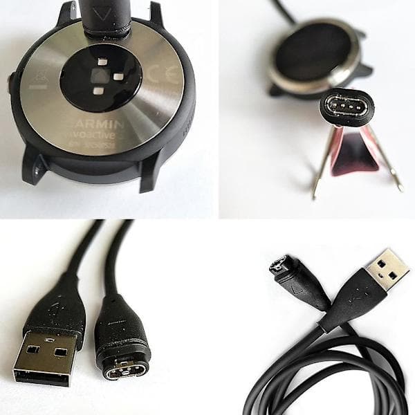 USB-opladerkabel til Garmin Fenix 5 Vivoactive 3 5S 4S Venu