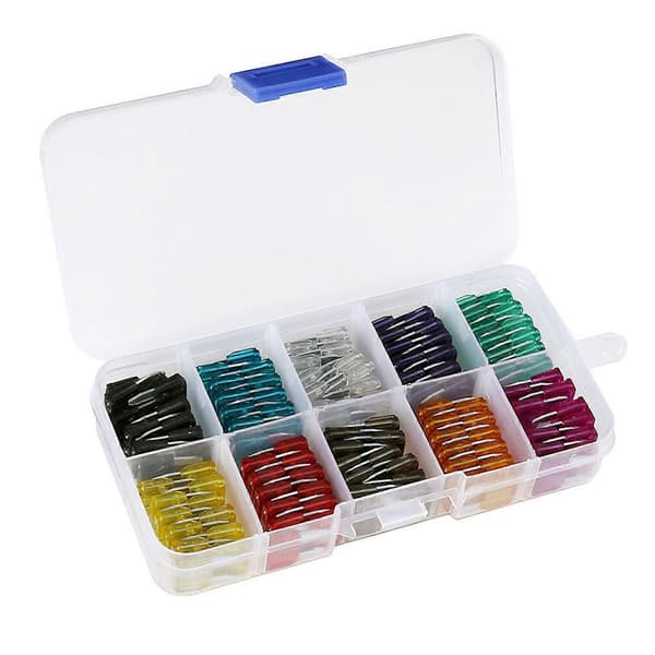 120 st Mini Auto Bladsäkringar Set 2-35A Färgkodade i Box