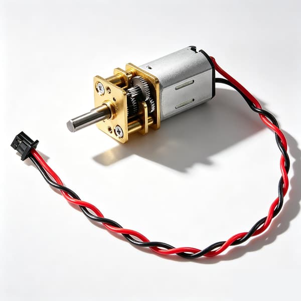 4 stk. opgraderet Mini Micro N20 gearmotor DC 3V-6V med fuld metalgearkasse mikromotor med JST-PH1.25mm-2-benet interface til RC-bil, robotmodel
