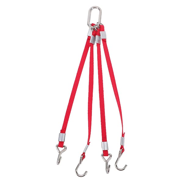 Aoresac 1:50 Skala Kran Model Tilbehør Kædekrog Rigging Rem Krog Løftekæde Fleksibel Høj Simulering Scene Display med Kæder Remme 10CM