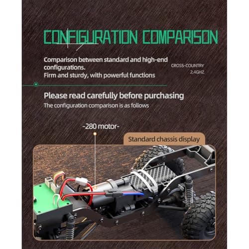 1/16 RC Crawler Pickup-stil RC-lastebil Gave til voksne Blue