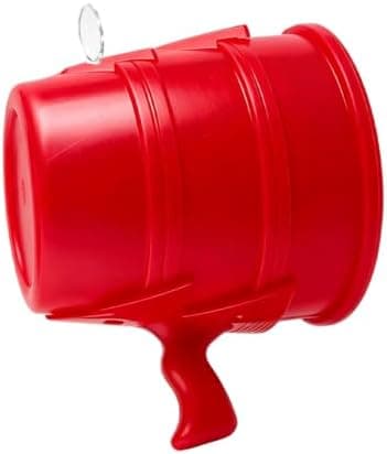 Ilmakanuuna kädessä pidettävä Bullseye-ilmapuhalluslelu aikuisille Red