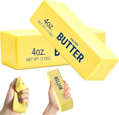 Långsamt stigande Squishy, Taba Squishy, Stressbollar, Partyfavoritpresent (Smörsticka-2st)-0519 (Gul-2st) Yellow-2pcs