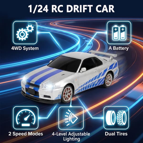 RC Driftebil eller Modell Samlebiler med Åpningsbare Dører og Pansere
