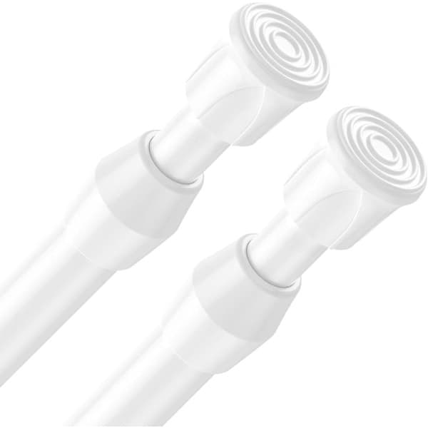 OBOSOE 2-pack Skåpskena Utdragbar 40-70cm, Vit-FX-