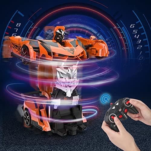 BLUEJAY Transform RC-biler for gutter 3-12, 2.4Ghz fjernstyrt bil Orange