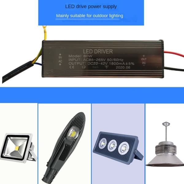 LED-driver strømforsyning LED-lampe transformator konstant strøm