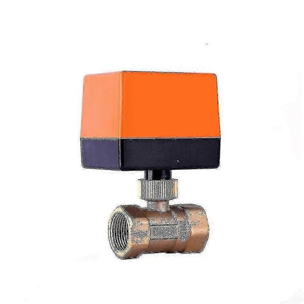 1/2\" 3/4\" 1\" 2\" Motoriserad elektrisk kulventil 220V 12V 24V 3-tråds 2-punktskontroll mässingsventil för vattenflöde 24VDC