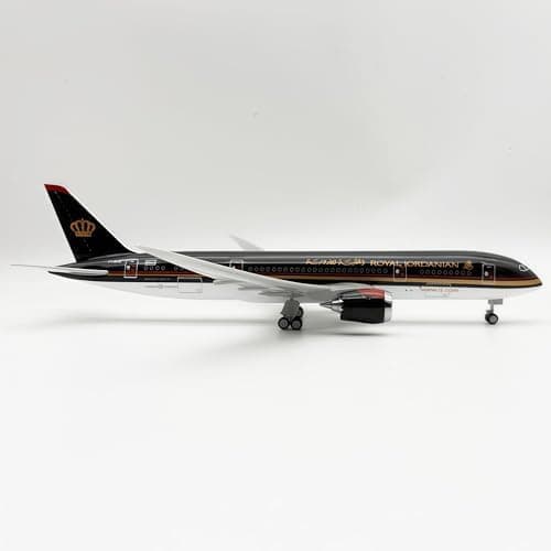 Royal Jordanian B787 Modell 30cm Legering Metall Skala Samlarobjekt Display Present Prydnad Fans