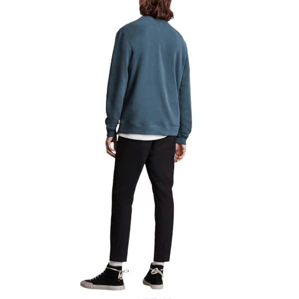 All Saints Reven Herrtröjor Casual Tröja Vintertröja Teal Blue M