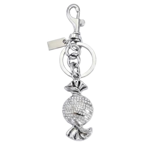Väskberlock, söta handväskberlocker, väsktillbehörsberlocker, väskkedjor, handväskberlocker Silver Candy