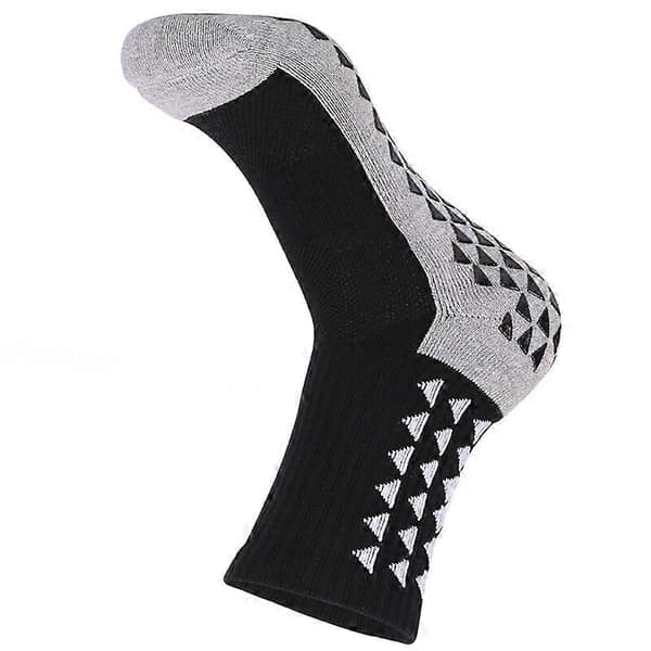 Skridsikre sokker med greb til voksne, sort, one size Black