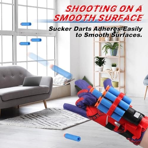 JONEG Web Shooters Leketøy for Barn, Leketøy for Gutter 3+ År, Bursdagsgaver