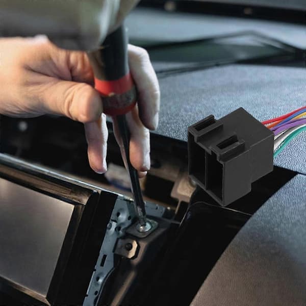 Universal bilstereo hun-adapterkabel med ABS-materiale til stabil bil-audiosystemforbindelse Nem installation