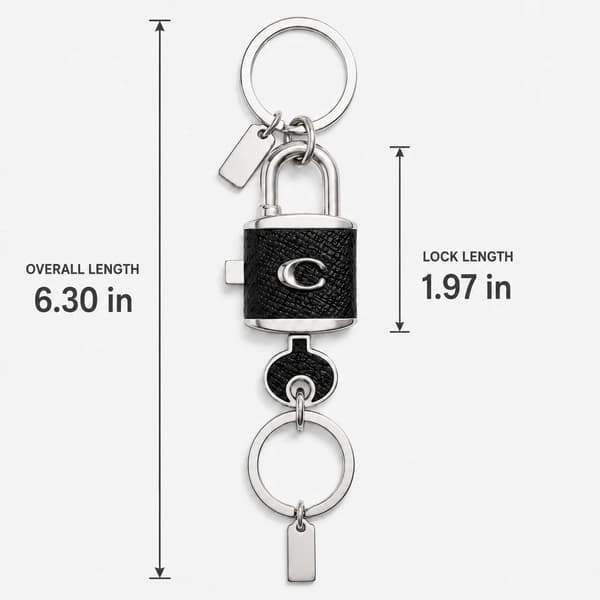 Väskberlocker för handväskor - Söt handväskkedjeberlock - Väskaccessoarer Berlocker för kvinnor Lock Key - Black