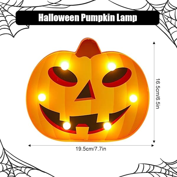 Halloween Spøgelseslanterner i Sort og Hvid - Batteridrevne Tealyslanterner
