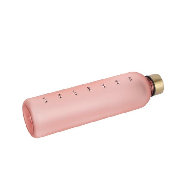 1000 ml suuri himmeä urheiluvesipullo ulkokäyttöön