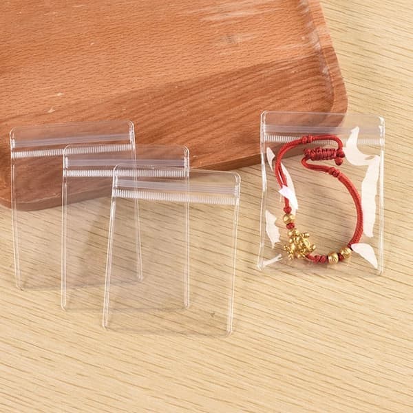 100 stk. selvforseglende lynlåsposer 100 STK 5X7CM 5X7CM 100pcs 5x7cm 100pcs 5x7cm