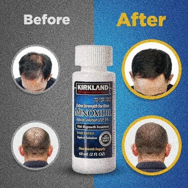 Kirkland Minoxidil 5% håravfallsspray 6*60ml (unisex)