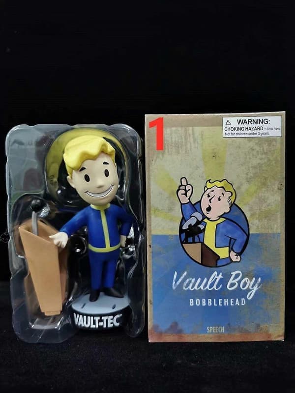 Fallout Vault Boy Bobblehead PVC Actionfigur Samlarmodell Leksak, Stil 1 Style 1