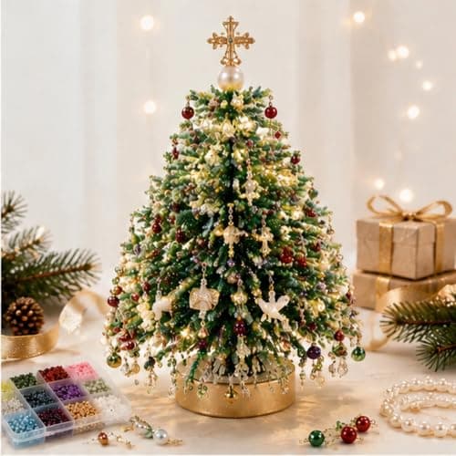 DIY Perle Juletræssæt Krystal Håndværkssæt til Voksne, #Jul B #Christmas B
