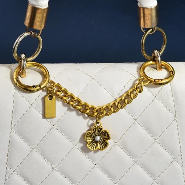Väskberlocker för handväskor - Söt handväskkedjeberlock - Väskaccessoarer Berlocker för kvinnor Extension Chain - Gold