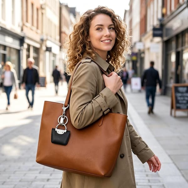 Väskberlock, söta handväskberlocker, väsktillbehörsberlocker, väskkedjor, handväskberlocker Handbag - Black