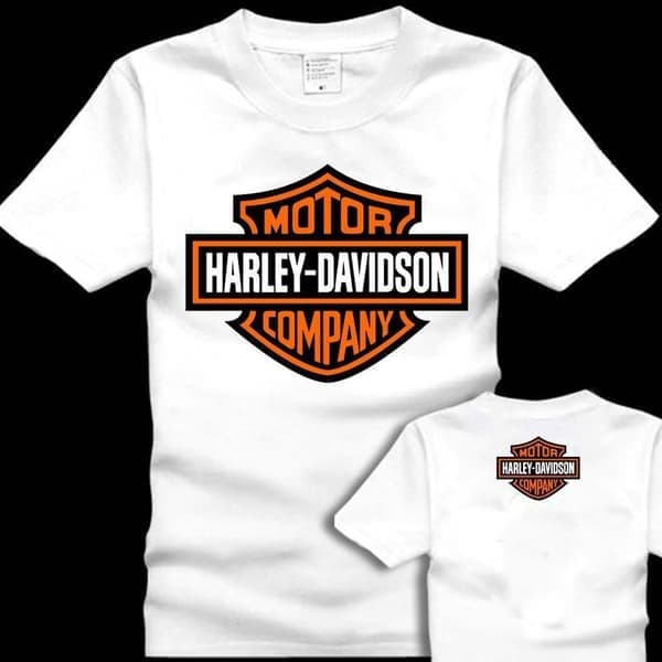 Varsity B&S Crew Neck lyhythihainen T-paita - Musta Harley Davidson XL