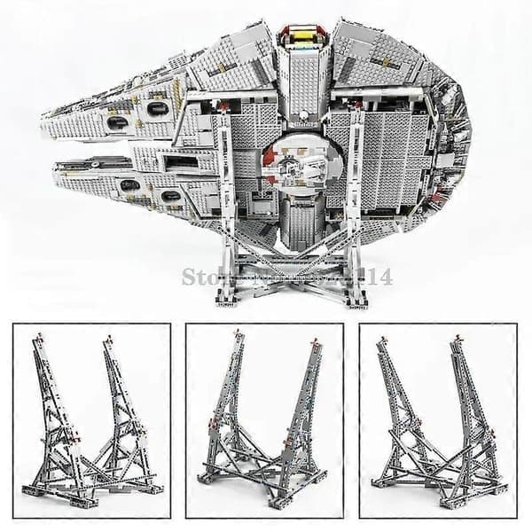Displaystativ til Ultimate Millennium Falcon 75192 Falcon 75257 Kompatibel med 05132 Legetøjstilbehør Samlermodel