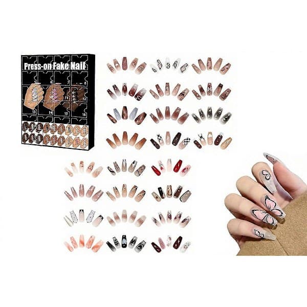 Julkalender Nagelset 2025 Advent Helg Lösnaglar-FM-{KDO}