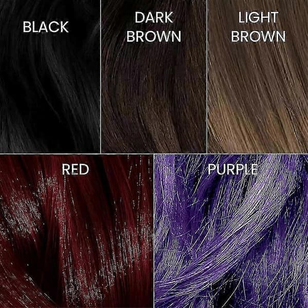 2024 Hårfarveshampoo, Nova Hair Instant Dye Shampoo, Hårfarveshampoo til hår (sort)