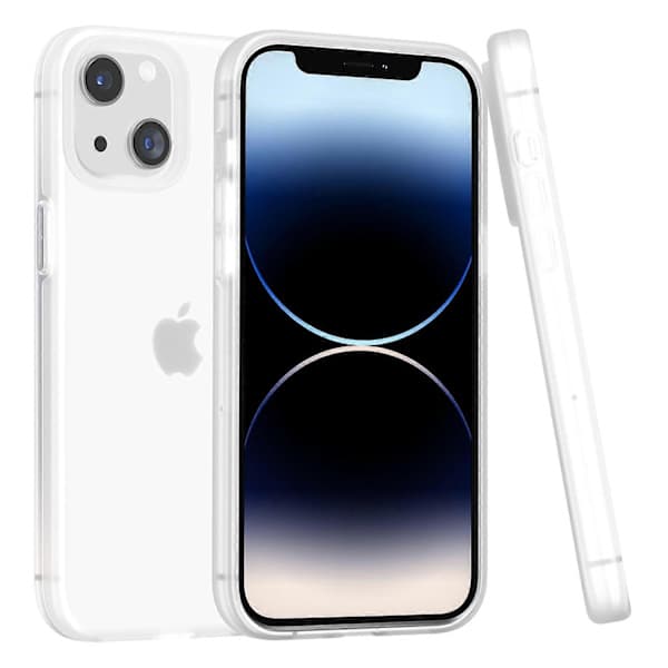 För iPhone 15 Plus PC+TPU Hybridfodral Anti-Scratch Telefonfodral Gummerad Yta