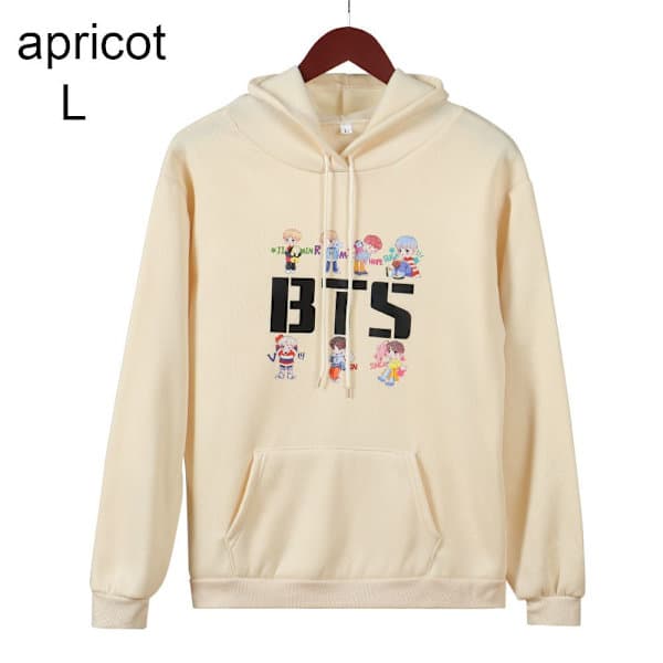 BTS Hættetrøjer Efterårshættetrøjer ABRICOS L abrikos L apricot L