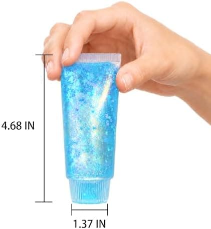 Tandkräm Squishy Stressboll, Långsamt Stigande Klämleksak Blue