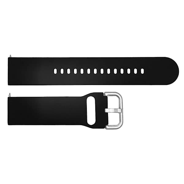 Svart silikonrem til Fitbit Versa 2/Lite