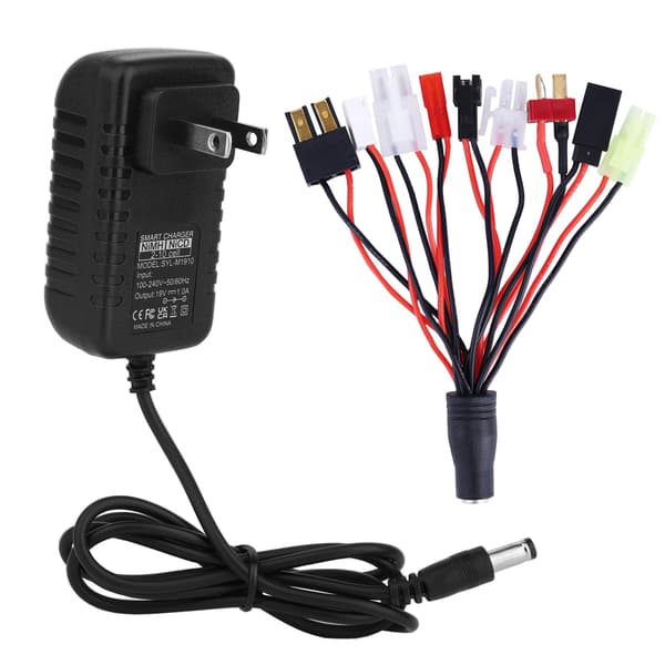 RC-batterilader for 2,4V-12V NiMH/NiCd-batteripakke