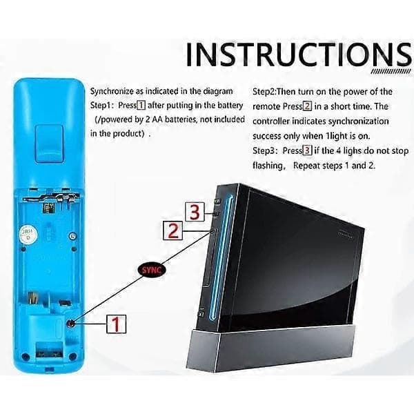 2-pack trådlösa Wii-fjärrkontroller, kompatibla med Wii & Wii U [JUN] av [XR]