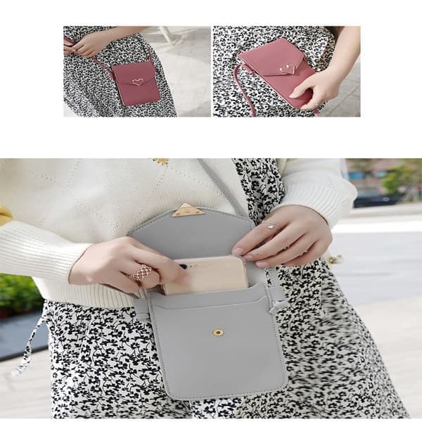 Crossbody-laukun säilytyslaukut HARMAA Harmaa grey