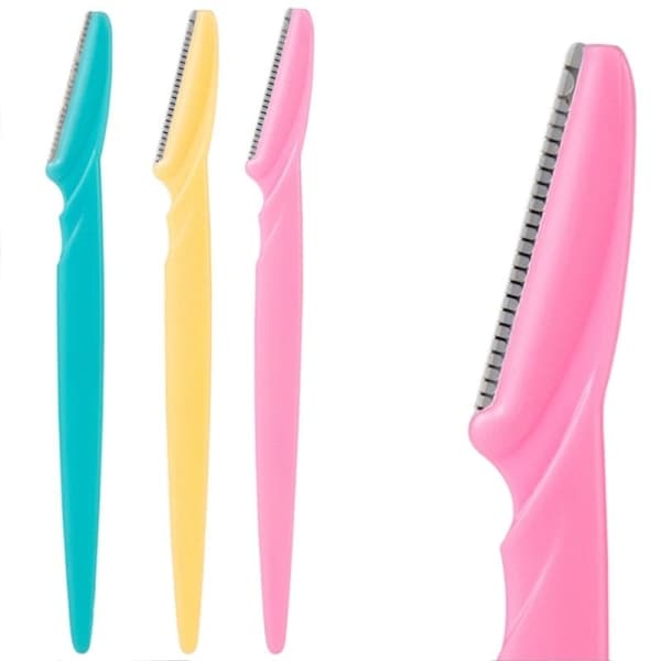 Ögonbrynskniv - Skäggkniv i 3-pack MultiColor 3st 3st