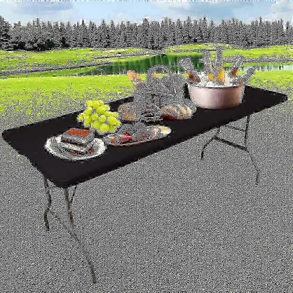 Premium hopfällbart picknickdukskydd för rektangulära utomhusbord och picknickar pink 120x58cm