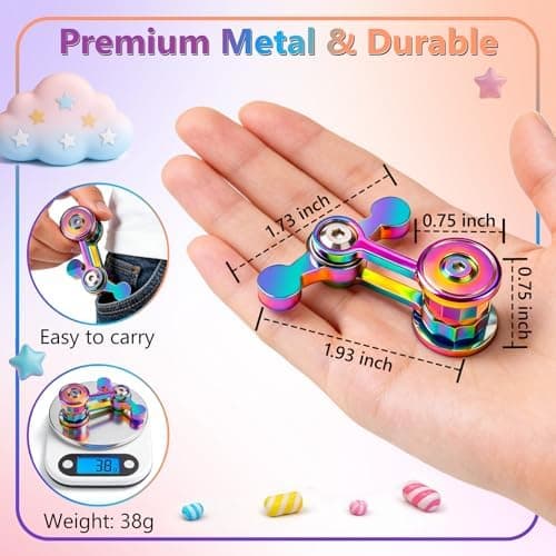 Metall Fidget Spinner 3 måter å leke Fidget Spinners for voksne barn