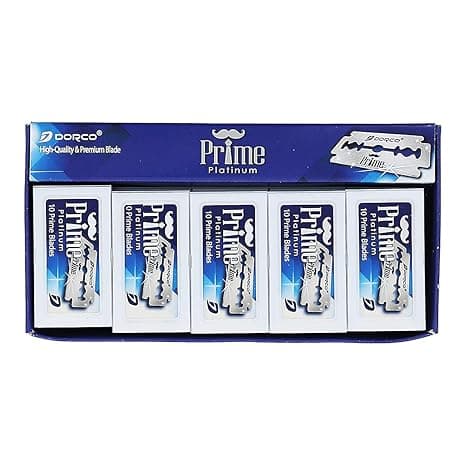 Dorco 100 stk Prime Dobbelteggede Barberblader