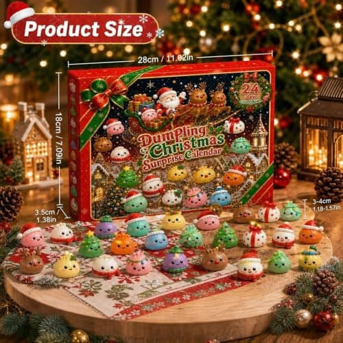 Jule Squishies Julekalender 2026 Nedtællingskalender For Voksne (c#) c#