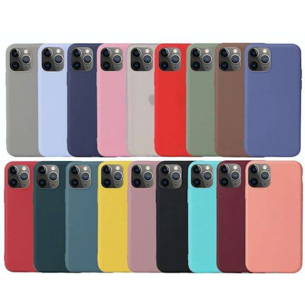 iPhone 14 - Mat TPU cover - Grå gray
