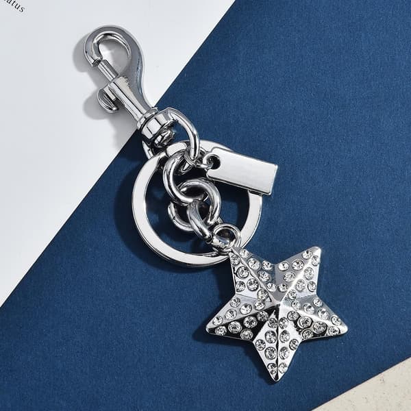 Väskberlock, söta handväskberlocker, väsktillbehörsberlocker, väskkedjor, handväskberlocker Star-Silver