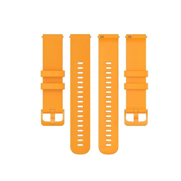 Til Garmin Vivoactive 4 22mm Silikone Urrem Orange